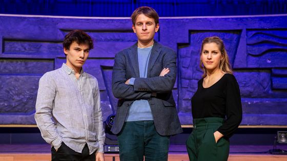 - Jérémie Moreau (piano), Valentin Tournet (viole de gambe) et Manon Galy (violon). NATHALIE GUYON/FRANCE TÉLÉVISION
