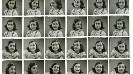 Série de photos d'identités d'Anne Frank datant de 1942. ©AFP - DESK / ANP / AFP