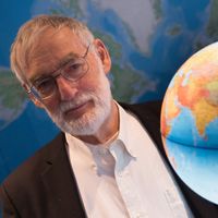 Dennis Meadows, le 21 avril 2015 à Hambourg (Allemagne)