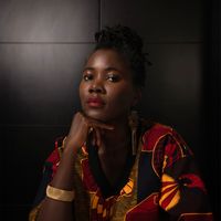Alice Diop lors de la 10e éditions du Champs-Elysées Film Festival