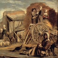 La Charette, tableau de Louis Le Nain, 1641
