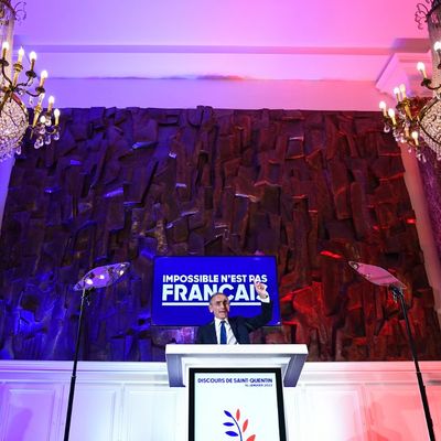 Eric Zemmour en meeting à Saint-Quentin, le 14 janvier 2022
