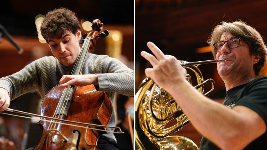 Vincent Léonard (cor), Victor Julien-Laferrière (violoncelle)