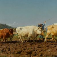 Rosa Bonheur, Labourage nivernais, dit aussi Le sombrage (en 1849), Musée d'Orsay