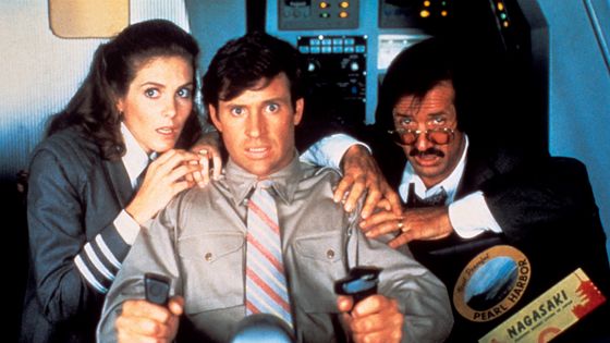 Extrait du film "Y a-t-il enfin un pilote dans l'avion ?", de Ken Finkleman en 1982 ©AFP - Collection Christophel - Paramount Pictures