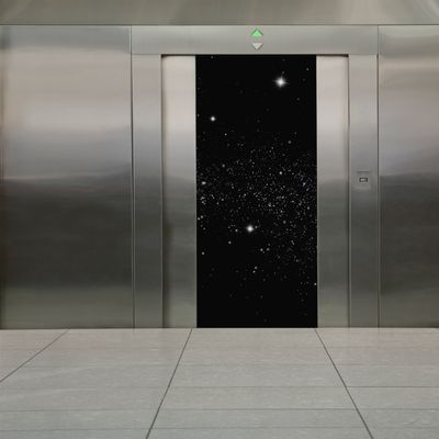 Ascenseur spatial, vue d'artiste