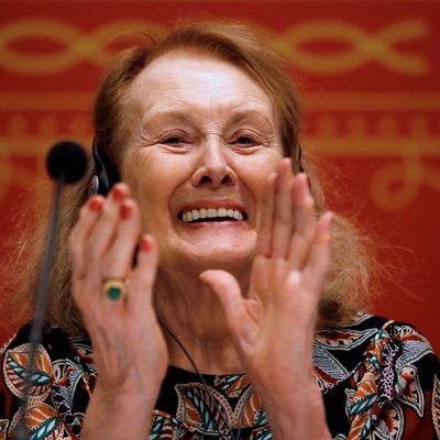 L'écrivaine Annie Ernaux à Guadalajara, au Mexique, le 4 décembre 2019.