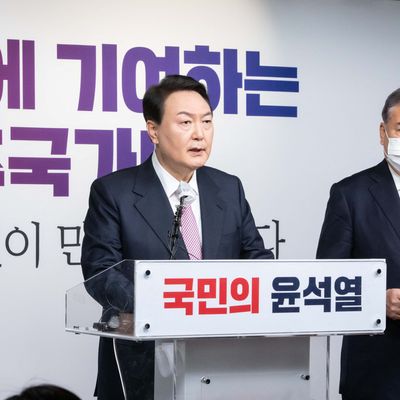 Yoon Suk-yeol, candidat à la présidentielle de l'opposition en Corée du sud