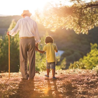 Grand-père et enfant