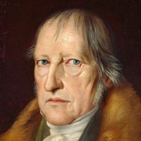 Portrait du philosophe Georg Friedrich Wilhelm Hegel (1770-1831), à Berlin en 1831