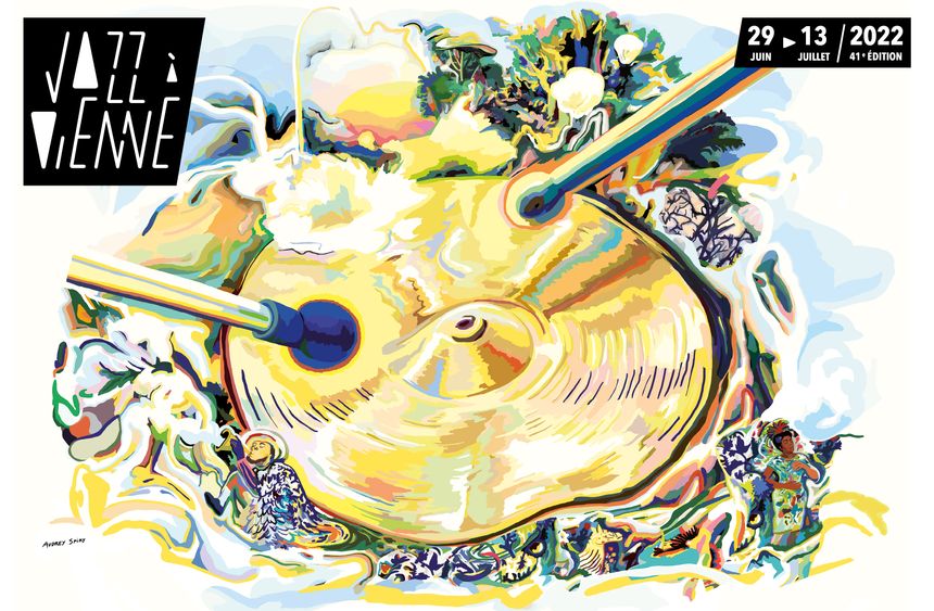 41ème édition de Jazz à Vienne - Visuel d'Audrey Spiry