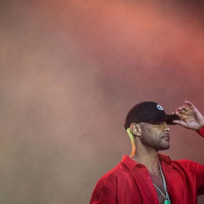 Booba au festival des Vieilles Charrues, en 2019.