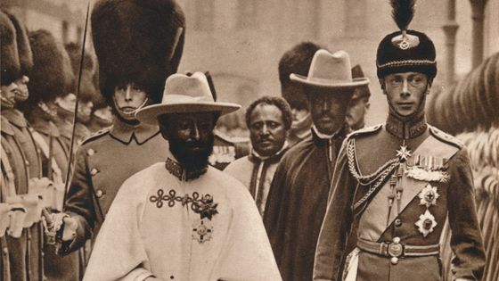 Ras Tafari, Prince Regent d'Ethiopie (Empereur Haile Selassie) et le Duke of York, 1924 ©Getty - Universal History Archive/Universal Images Group