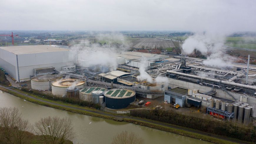 L'usine de frite Clarebout Potatoes à Comines-Warneton, en 2021.