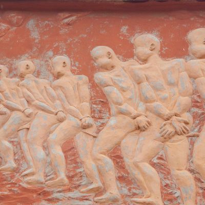 Monument du Point de non Retour (détail) - Route des Esclaves - Ouidah, Benin