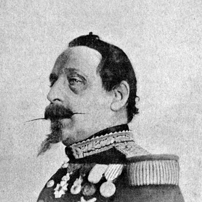 Portrait de 1870 de Napoléon III, proclamé empereur, le 2 décembre 1852 , déchu le 4 septembre 1870.
