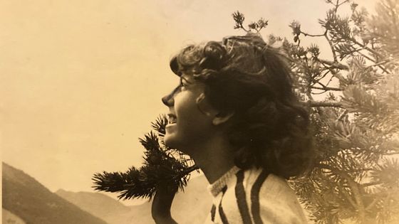 Nadine Trintignant dans les années 40 - Archives privées Nadine Trintignant