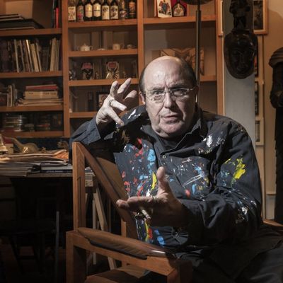 Philippe Druillet, dans l'un de ses ateliers parisiens, le 4 novembre 2016.