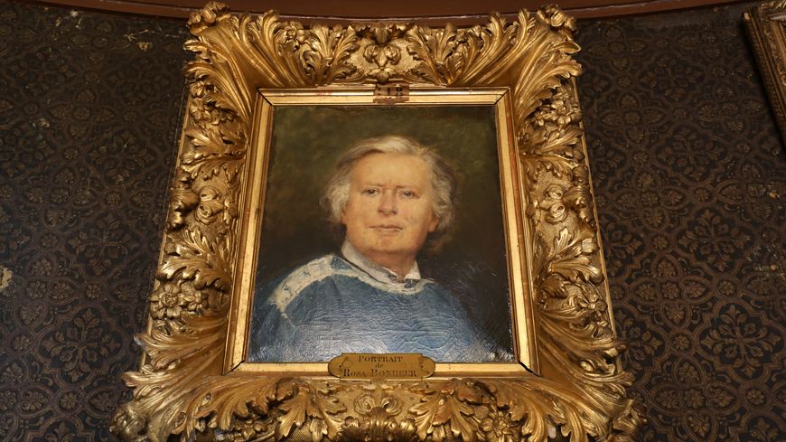 Portrait de la peintre Rosa Bonheur, au château de By à Thomery, photographié le 20 septembre 2019