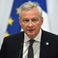 Le ministre de l'Economie, Bruno Le Maire, le 25 février 2022 à Paris.