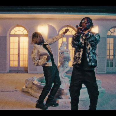 Koba ft. Gazo : capture écran du clip "daddy chocolat"