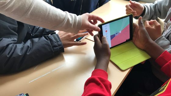 Atelier numérique des Talens Lyriques au collège Paul Valéry ©Radio France - Sofia Anastasio