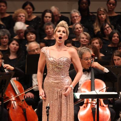 Joyce DiDonato - 30 octobre 2016, Richard Tucker Gala au Carnegie Hall, New York.