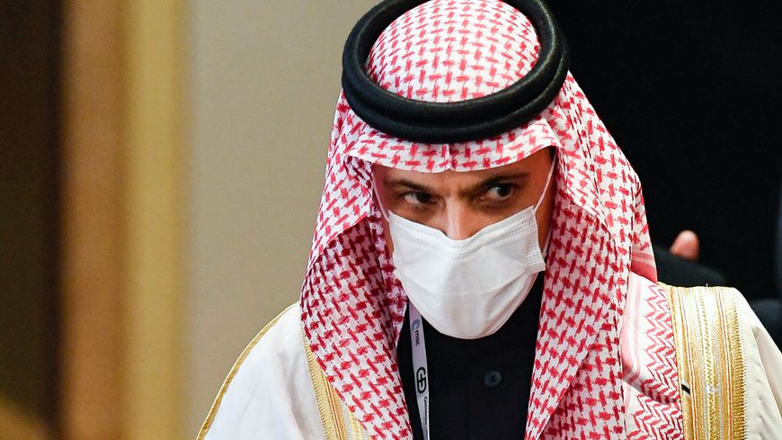 Ministre des affaires étrangères saoudiennes, le prince Faisal bin Farhan al-Saud, en visite à Munich en 2022.