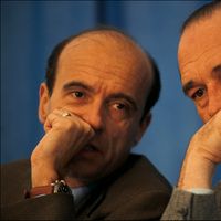 Alain Juppé et Jacques Chirac, quatre ans avant sa réélection en 1995, et d'une crise sans précédent