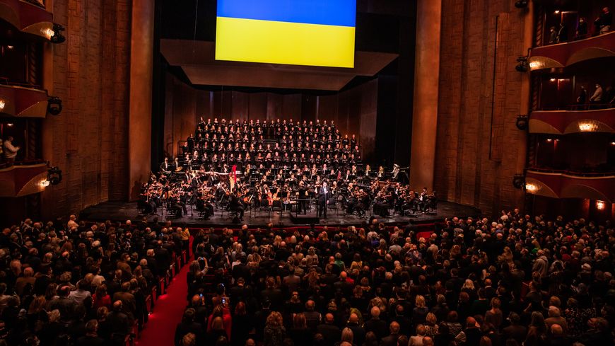 Un concert pour l'Ukraine, le 14 mars 2022 au Metropolitan Opera de New York
