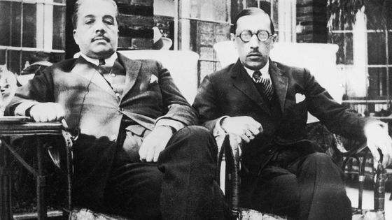 Serge Diaghilev et Igor Stravinsky à Séville lors de leur collaboration avec les Ballets Russes. ©Getty - Hulton Archive