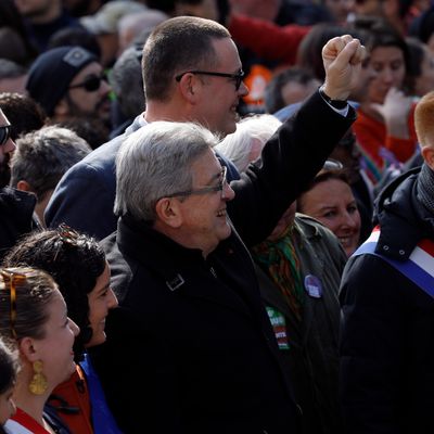 Jean-Luc Mélenchon le 20 mars 2022 à Paris