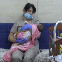 Les nurses restent dans cet abri 24h/24