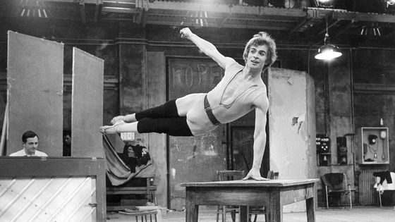 1966, Rudolf Noureev en répétition ©Getty - ullstein bild