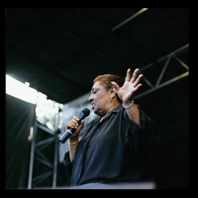 Carmen McRae à la Grande Parade du Jazz à Nice en juillet 1988