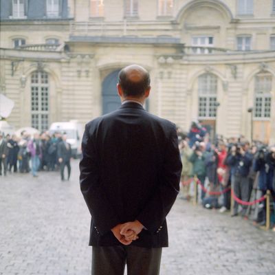 21 décembre 1995, Alain Juppé reçoit les partenaires sociaux après trois semaines de crise sociale