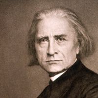 Franz Liszt, compositeur, pianiste et chef d'orchestre (Doborján, 22.X.1811 – Bayreuth, 31.VII.1886)