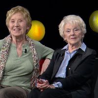 Michelle Perrot et Mona Ozouf, deux grandes intellectuelles féministes, deux grandes amies.