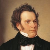 Franz Schubert, compositeur (Lichtental, 31.I.1797 – Vienne, 19.XI.1828) par Wilhelm August Rieder