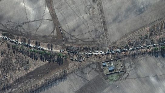 Convoi russe ©AFP - Maxar