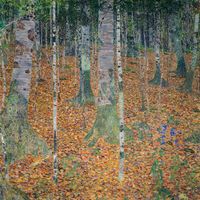Birch forest, 1903, par Gustav Klimt (1862-1918). Vienna, Österreichischer Galerie Belvedere