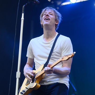 Britt Daniel, le chanteur de Spoon en concert le 25 septembre 2021 à Dana point, Californie.