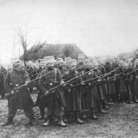 La République populaire d'Ukraine forme sa propre armée. Photo de 1919