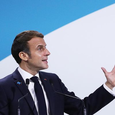 Emmanuel Macron en novembre 2021.