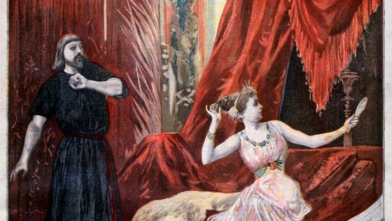 Sibyl Sanderson et Delmas dans l’opéra « Thais », Paris, 1894. ©Getty - Art Media/Print Collector/Getty Images