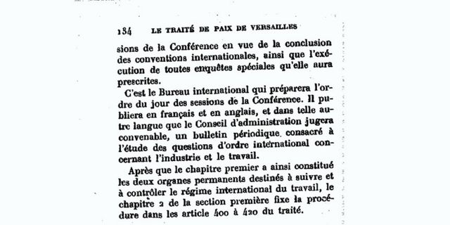 Taken from the Treaty of Versailles (1919)