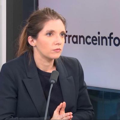 Aurore Bergé, présidente déléguée de LREM, députée des Yvelines, le 23 mars 2022 sur franceinfo.