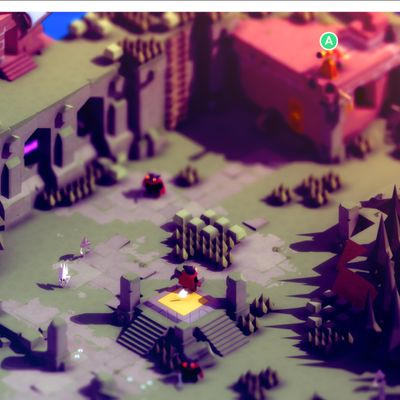 Une capture d'écran du jeu vidéo "Tunic"