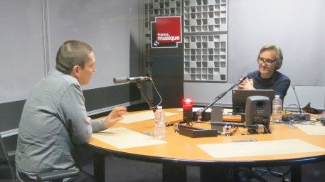 France Musique, studio 361 ... Laurent Feneyrou & Philippe Venturini (g. à d.)