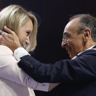 Marion Maréchal et Eric Zemmour à Toulon, le 6 mars 2022.